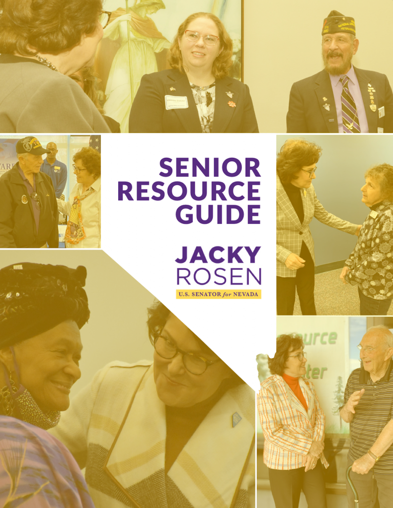 During Older Americans Month, Rosen Unveils Senior Resource Guide to